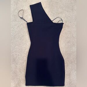 Superdown navy One-Shoulder Dress